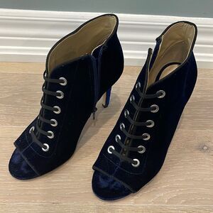 Enzo Angiolini Franses Velvet Bootie. Size 6M/36. Excellent condition.